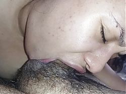 extreme blowjob making the bitch regurgitate all her creamy drool
