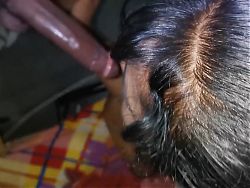 POV Deep thought and Blowjob sexy Indian Girl